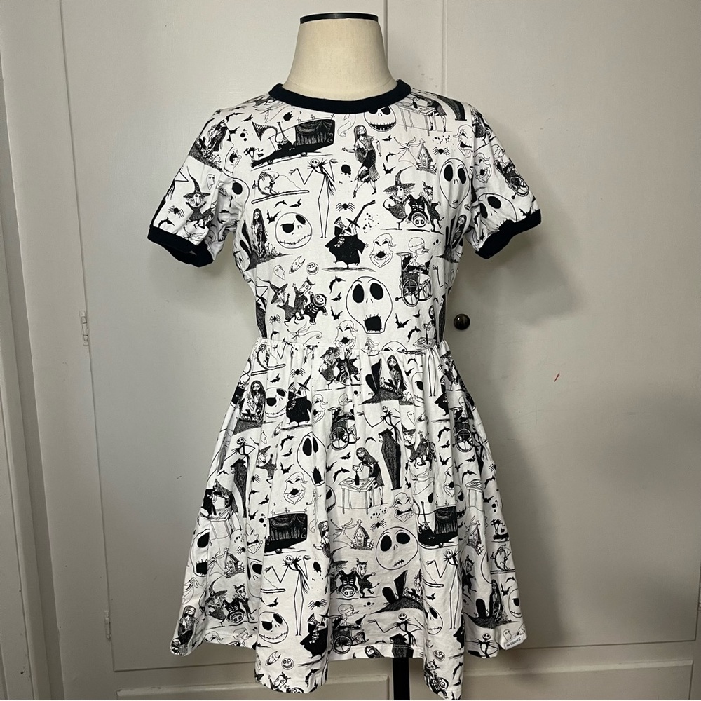 Disney Her Universe Nightmare Before Christmas Jack Skellington Mini Dress Small